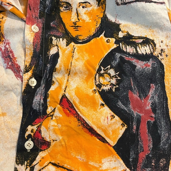 GRAIL!! Rare Vintage Y2K '90s Just Cavalli Napoleon Abstract Graffiti Shirt - Picture 8 of 14